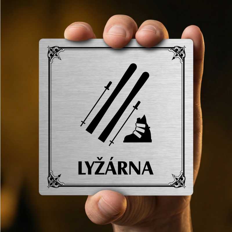 Lyžárna, 118x118mm, pergamen, Utah